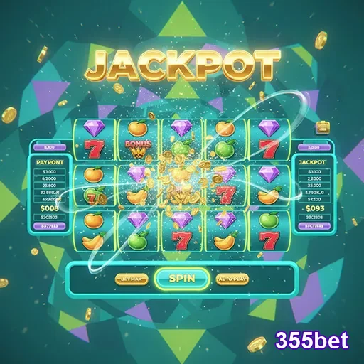 Imagem ilustrando a variedade de temas em slot games na 355bet